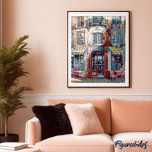 Load image into Gallery viewer, paint by numbers | Vintage Bistro | advanced cities | FiguredArt