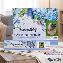 Load image into Gallery viewer, paint by numbers | Dog Mouth | animals dogs intermediate new arrivals | FiguredArt