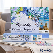 Load image into Gallery viewer, paint by numbers | Young Kid and his Dog | animals dogs intermediate new arrivals | FiguredArt