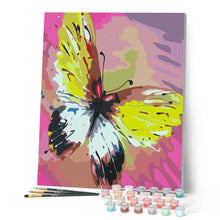 Load image into Gallery viewer, paint by numbers | Beautiful Butterfly in Colors | advanced animals butterflies new arrivals | FiguredArt