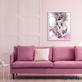 paint by numbers | Beautiful Horse in Pink | animals easy horses new arrivals | FiguredArt