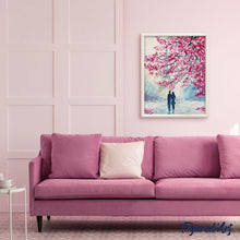 Load image into Gallery viewer, paint by numbers | Couple in Spring | advanced landscapes new arrivals | FiguredArt