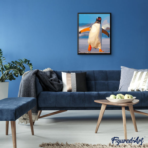 paint by numbers | Penguin | animals easy new arrivals pingouins | FiguredArt