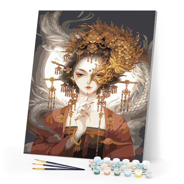 paint by numbers | Incredible Woman | intermediate new arrivals portrait | FiguredArt