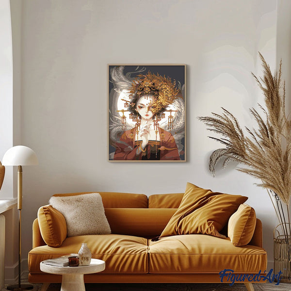 paint by numbers | Incredible Woman | intermediate new arrivals portrait | FiguredArt