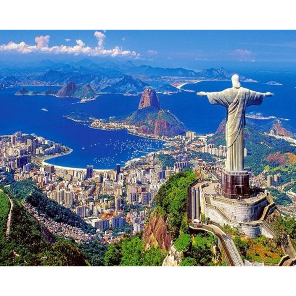 paint by numbers | Rio de Janeiro in Brazil | advanced cities landscapes | FiguredArt