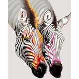 paint by numbers | Pretty Zebras | animals easy zebras | FiguredArt