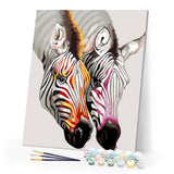 paint by numbers | Pretty Zebras | animals easy zebras | FiguredArt