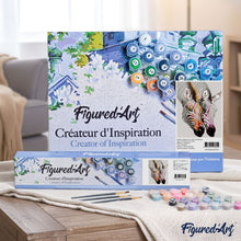 Load image into Gallery viewer, paint by numbers | Pretty Zebras | animals easy zebras | FiguredArt