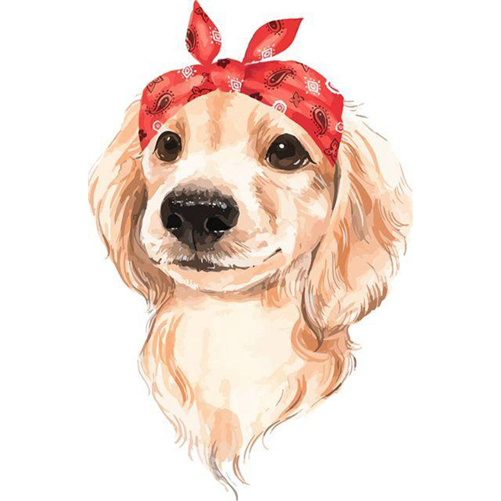 絵画 My pet cool art Paint by Numbers - My Cute Dog – Figured'Art