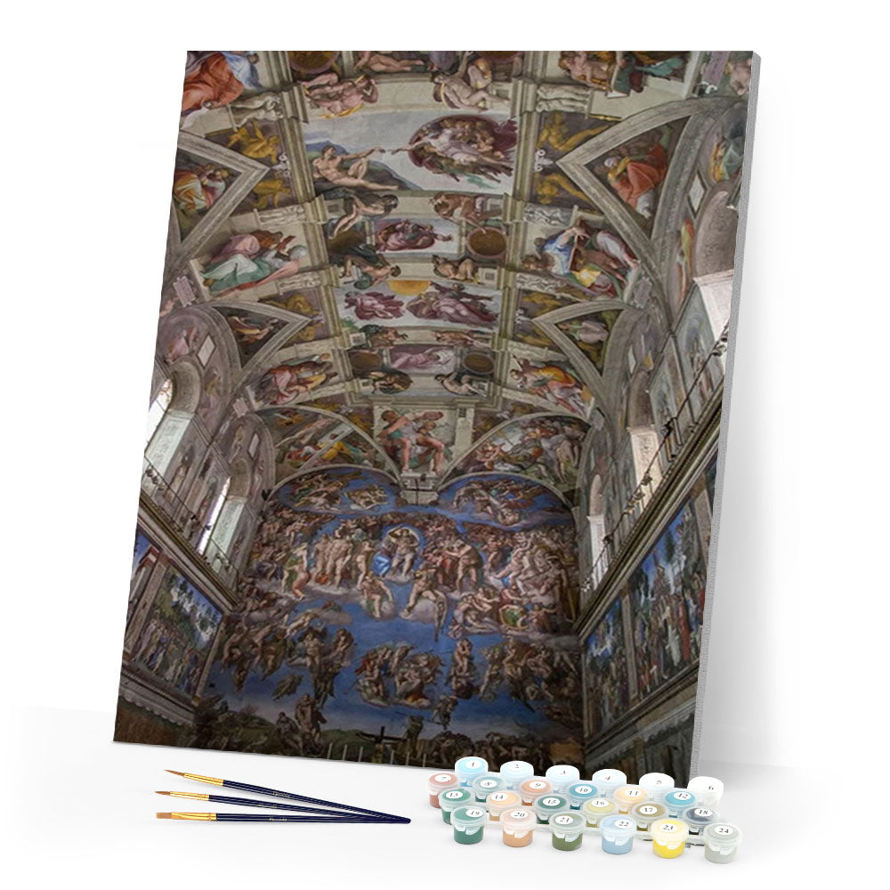 paint by numbers | View from the Sky | advanced new arrivals religion | FiguredArt