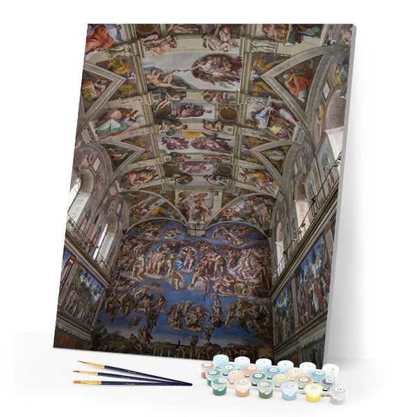 paint by numbers | View from the Sky | advanced new arrivals religion | FiguredArt