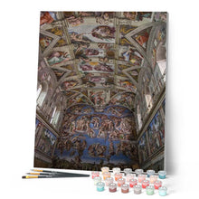 Load image into Gallery viewer, paint by numbers | View from the Sky | advanced new arrivals religion | FiguredArt