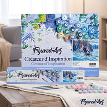 Load image into Gallery viewer, paint by numbers | Horses in the Snow | advanced | FiguredArt