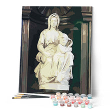 Load image into Gallery viewer, paint by numbers | Statue of Woman and Child | advanced new arrivals religion | FiguredArt