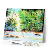 paint by numbers | View from the Tropical Forest | forest intermediate landscapes new arrivals | FiguredArt