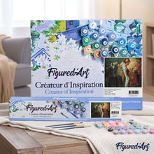 Load image into Gallery viewer, paint by numbers | Full Moon and Flowers | flowers intermediate new arrivals | FiguredArt