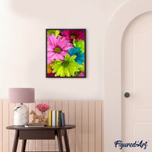 Load image into Gallery viewer, paint by numbers | Flowers with Bright Colors | easy flowers new arrivals | FiguredArt