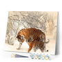 paint by numbers | Tigers during Winter | animals intermediate new arrivals tigers | FiguredArt