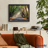 paint by numbers | Forest Road | advanced landscapes new arrivals | FiguredArt