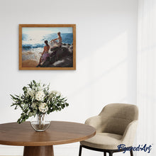 Load image into Gallery viewer, paint by numbers | Girls on the Beach | advanced romance | FiguredArt