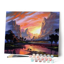 Load image into Gallery viewer, paint by numbers | Lake and Mountains | advanced landscapes new arrivals | FiguredArt