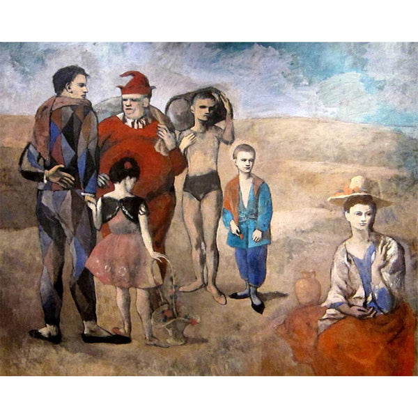 paint by numbers | Family in the fields | advanced landscapes new arrivals | FiguredArt