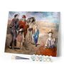 paint by numbers | Family in the fields | advanced landscapes new arrivals | FiguredArt