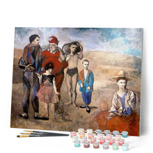 Load image into Gallery viewer, paint by numbers | Family in the fields | advanced landscapes new arrivals | FiguredArt