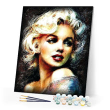 Load image into Gallery viewer, paint by numbers | Marilyn Monroe Gorgeous Lady | advanced new arrivals portrait | FiguredArt