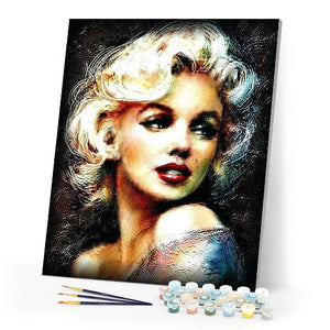 paint by numbers | Marilyn Monroe Gorgeous Lady | advanced new arrivals portrait | FiguredArt