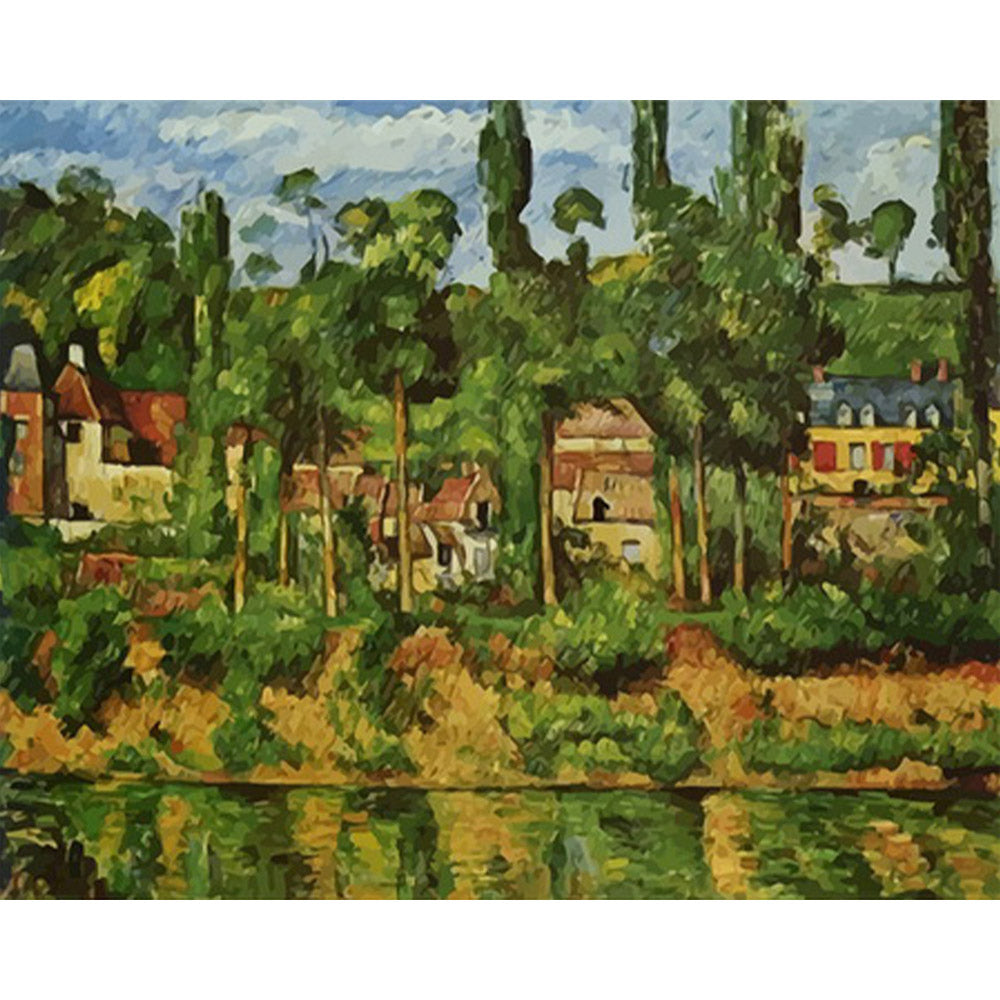 paint by numbers | Countryside Landscape and River | advanced landscapes new arrivals | FiguredArt