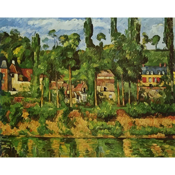 paint by numbers | Countryside Landscape and River | advanced landscapes new arrivals | FiguredArt