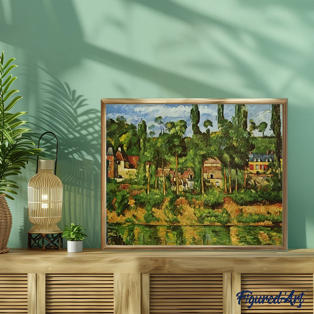 paint by numbers | Countryside Landscape and River | advanced landscapes new arrivals | FiguredArt