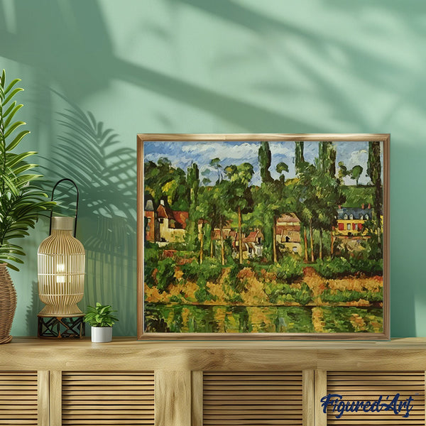 paint by numbers | Countryside Landscape and River | advanced landscapes new arrivals | FiguredArt