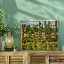 Load image into Gallery viewer, paint by numbers | Countryside Landscape and River | advanced landscapes new arrivals | FiguredArt
