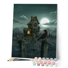 Load image into Gallery viewer, paint by numbers | Haunted House | advanced animals birds landscapes new arrivals | FiguredArt