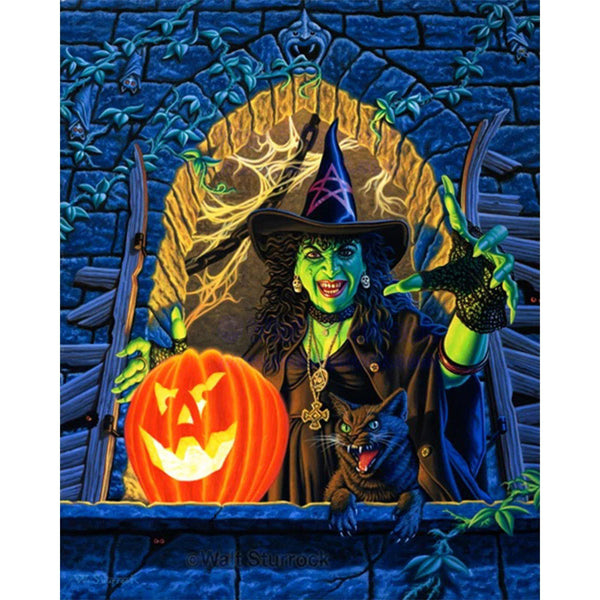 paint by numbers | Witch in Halloween | advanced halloween new arrivals | FiguredArt