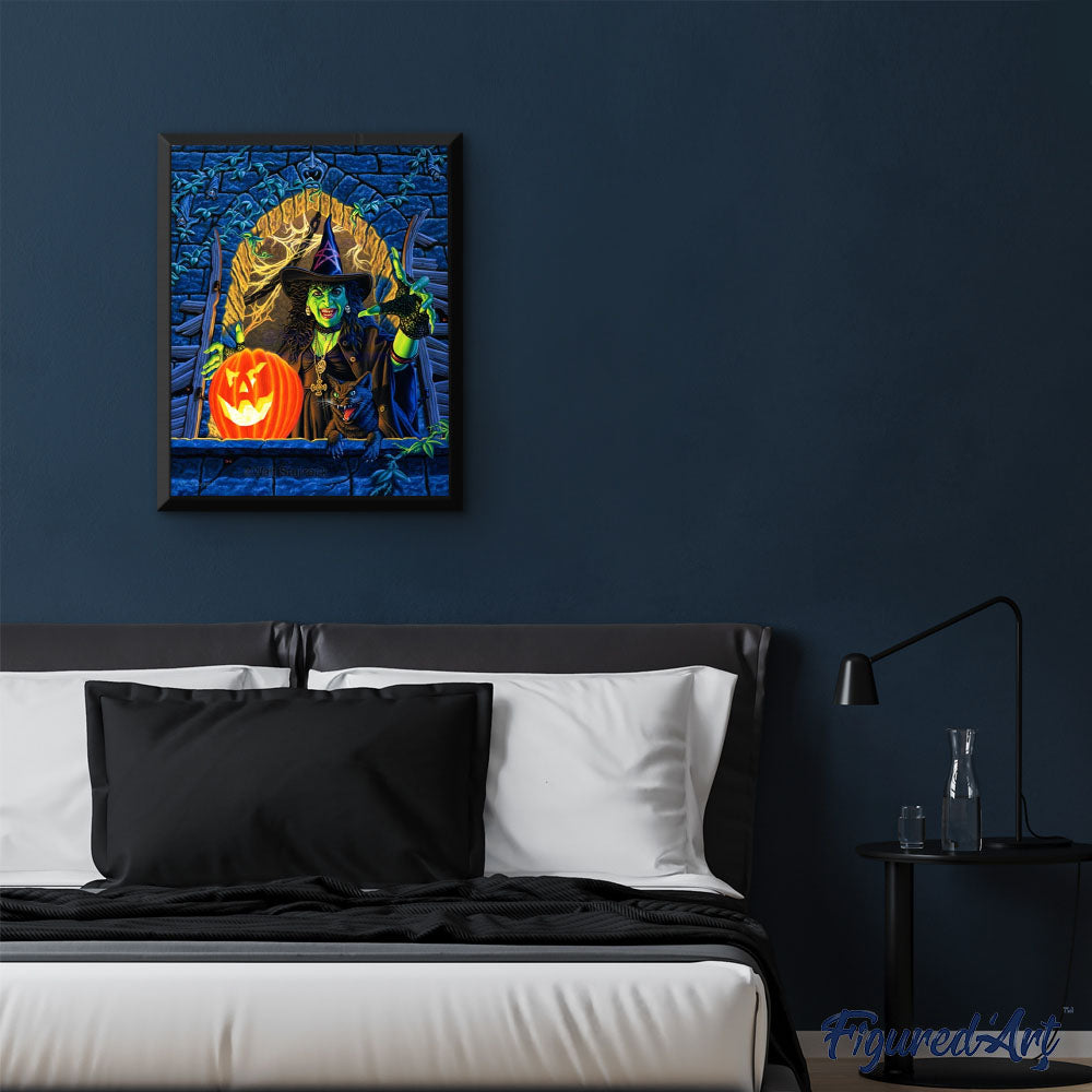 paint by numbers | Witch in Halloween | advanced halloween new arrivals | FiguredArt