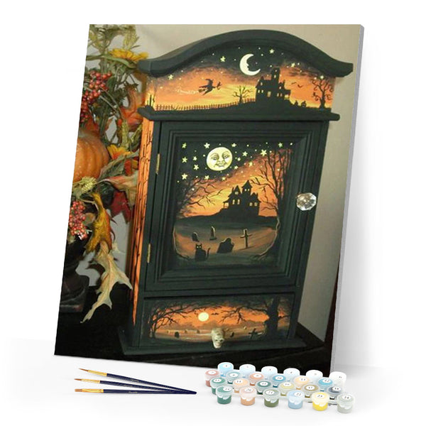 paint by numbers | Halloween Dresser | advanced halloween new arrivals | FiguredArt