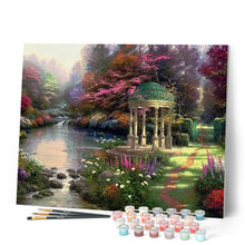 Load image into Gallery viewer, paint by numbers | Garden and River | advanced landscapes new arrivals | FiguredArt