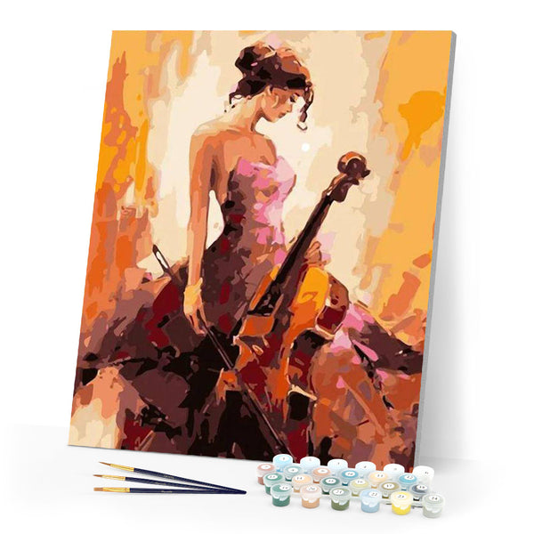 paint by numbers | Musician | easy music new arrivals portrait | FiguredArt
