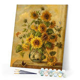 paint by numbers | Large Bouquet of Sunflowers | advanced flowers new arrivals | FiguredArt