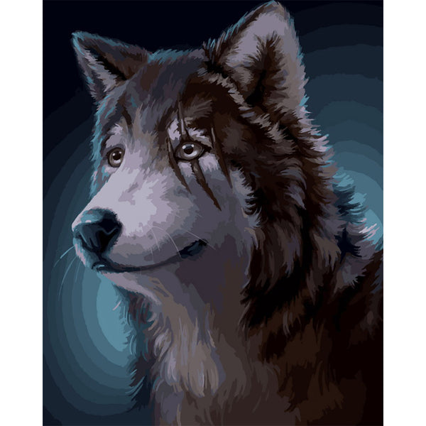 paint by numbers | Cute little Wolf | animals easy new arrivals wolves | FiguredArt