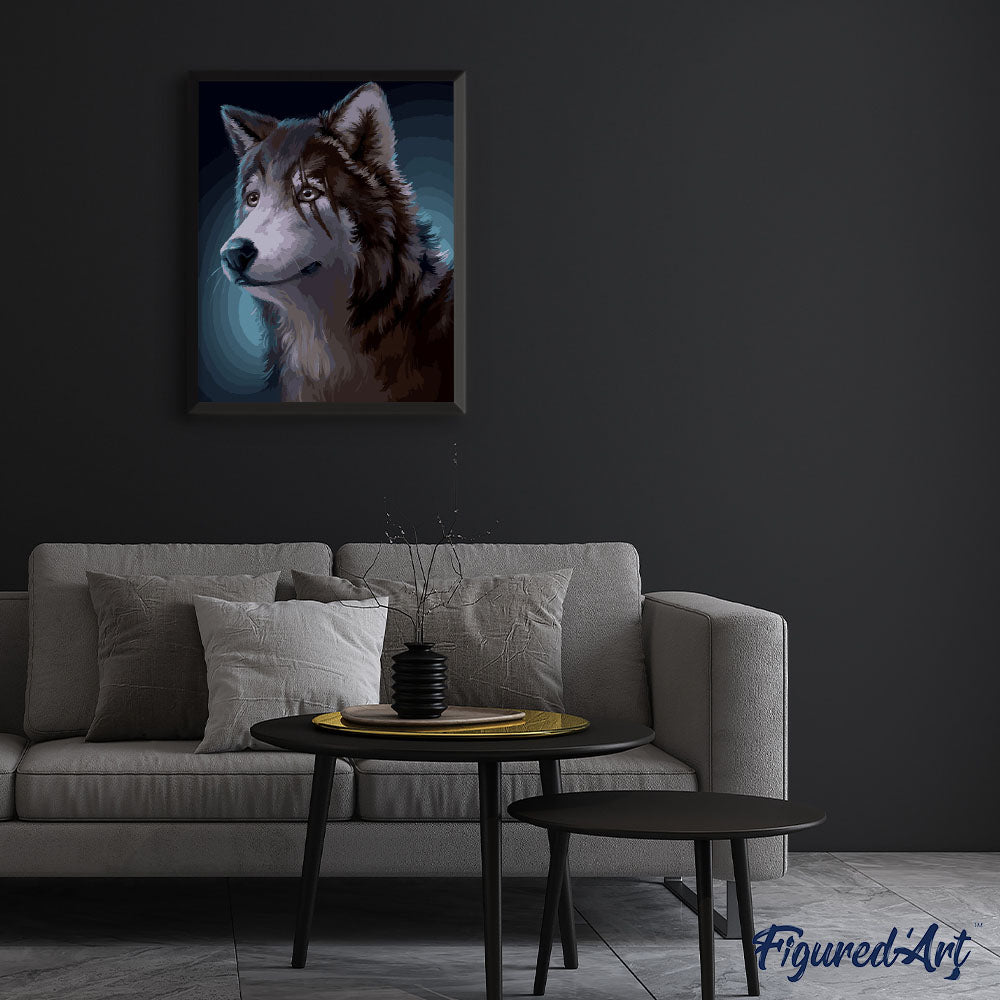 paint by numbers | Cute little Wolf | animals easy new arrivals wolves | FiguredArt