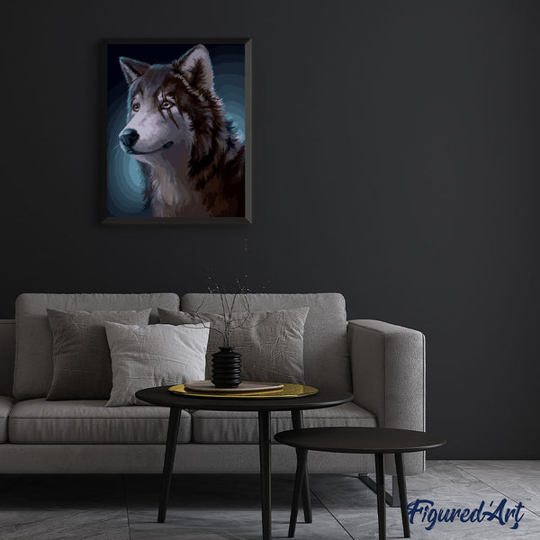paint by numbers | Cute little Wolf | animals easy new arrivals wolves | FiguredArt
