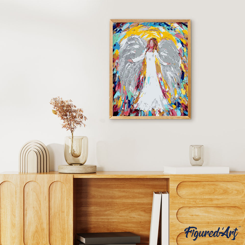 paint by numbers | Angel | intermediate new arrivals religion | FiguredArt
