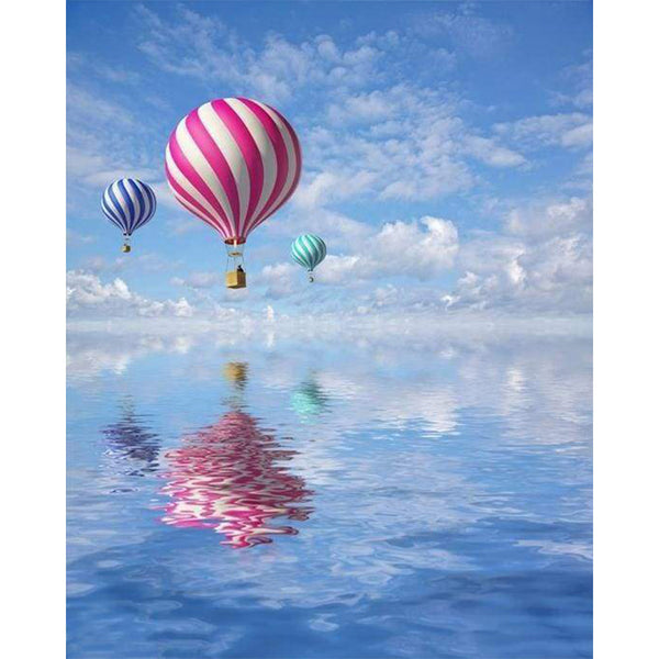 paint by numbers | Balloon Flight | advanced landscapes | FiguredArt