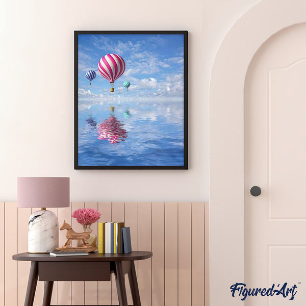 paint by numbers | Balloon Flight | advanced landscapes | FiguredArt