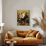 paint by numbers | Vase of flowers and Grapes | advanced flowers new arrivals | FiguredArt